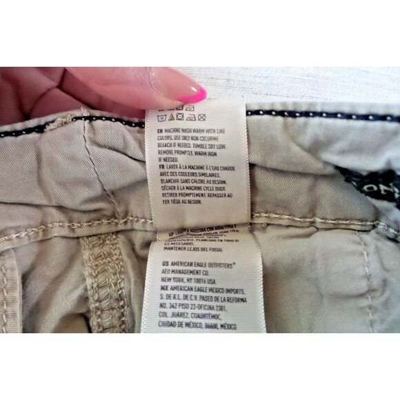 American Eagle Next Level Flex Shorts Khaki Size 30 Classic - Picture 5 of 11